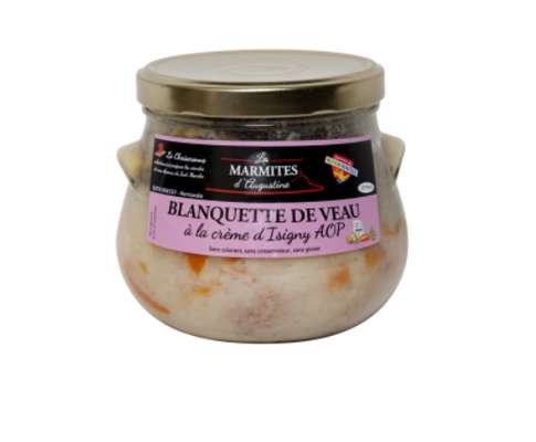 Blanquette de veau à la crème d'Isigny AOP, Les Marmites d'Augustines (750 g)