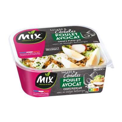 Salade poulet avocat et céréales, Mix Buffet (250 g)