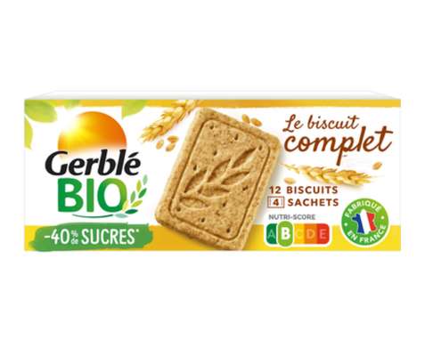 Biscuits sablé complet BIO, Gerblé   (132 g)