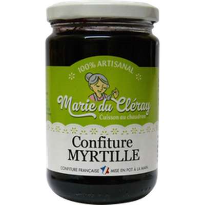 Confiture de myrtille BIO, Marie du Cléray (350 g)
