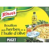 Bouillon aux herbes et à l'huile d'olive, Knorr (15 x 10 g)