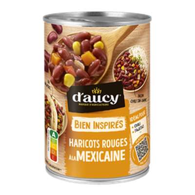 Haricots rouges à la mexicaine, D'Aucy   (400 g)