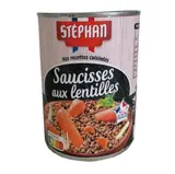 Saucisses aux lentilles, Stephan (420g)