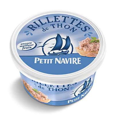 Rillettes de thon, Petit navire (125 g)