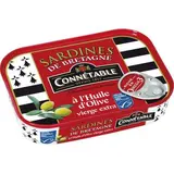 Sardines de Bretagne à l'huile d'olive extra vierge, Connetable (135 g)