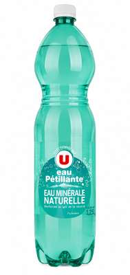 Eau minérale gazeuse extra pétillante, U (50 cl)