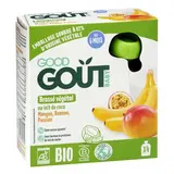 Brassé végétal Coco mangue banane - dès 6 mois, Good Goût (4 x 85 g)