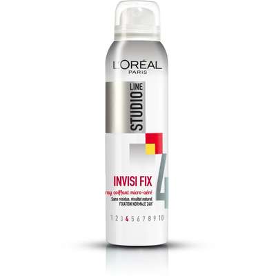 Laque Invisi Fix Fixation Normale Studio Line, L'Oréal (150 ml)