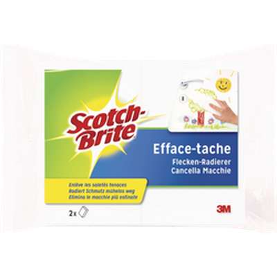 Eponge efface tâche, Scotch Brite (x 2)