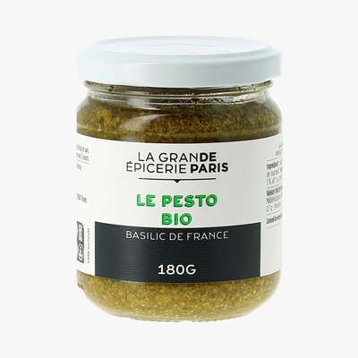 Sauce pesto au basilic BIO, La grande épicerie de Paris (180g)
