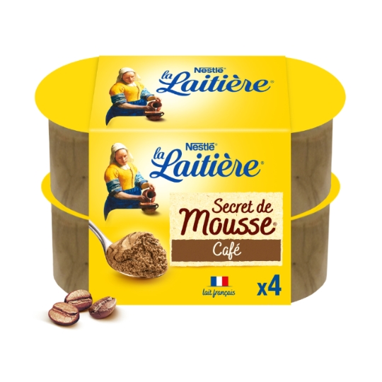 Mousse au Café Secret de Mousse LA LAITIERE