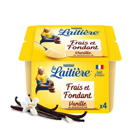 Crème dessert Frais et Fondant vanille LA LAITIERE