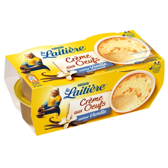 Crème Aux Œufs Saveur Vanille LA LAITIERE