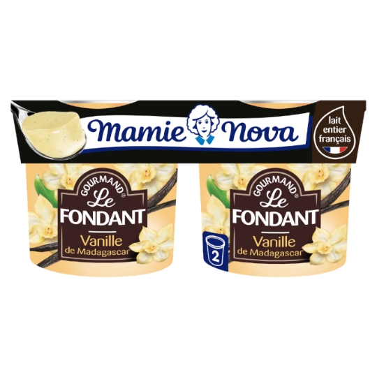 Crème Dessert Le Fondant Vanille de Madagascar MAMIE NOVA