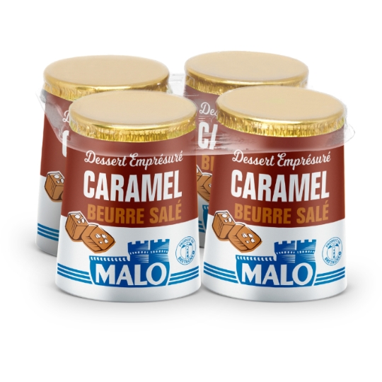Yaourts emprésuré caramel MALO