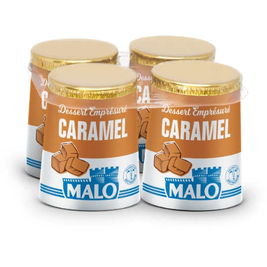 Yaourt emprésuré caramel MALO