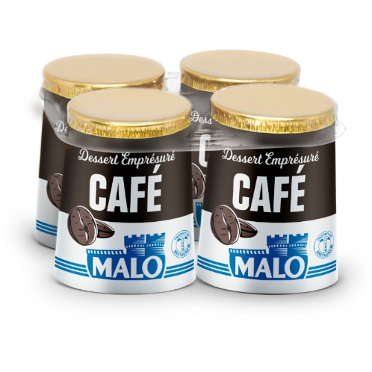 Yaourts L'emprésuré café MALO
