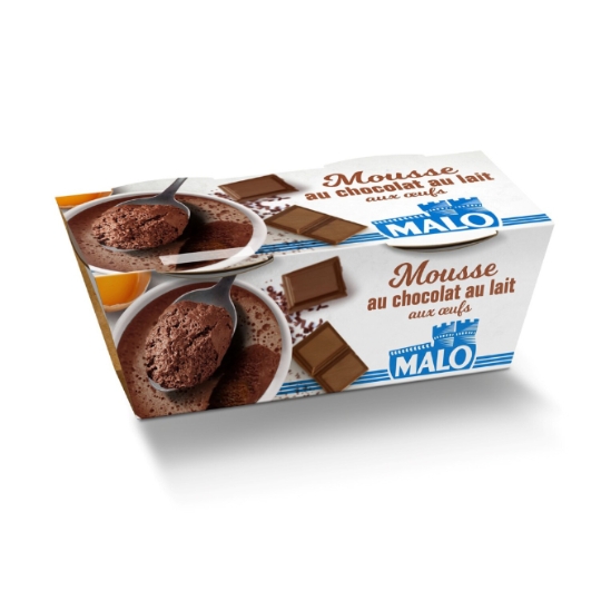 Mousse au Chocolat au Lait et aux Œufs MALO