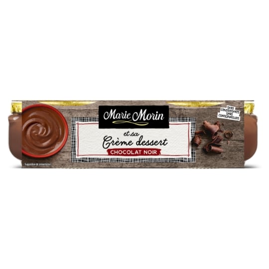 Crème Dessert au Chocolat Noir MARIE MORIN