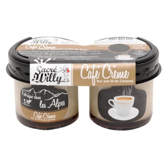 Crème dessert au Café et Caramel SACRE WILLY