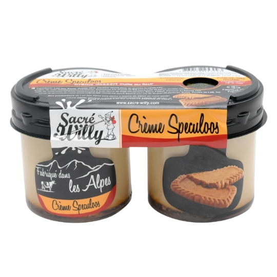 Crème dessert spéculoos SACRE WILLY