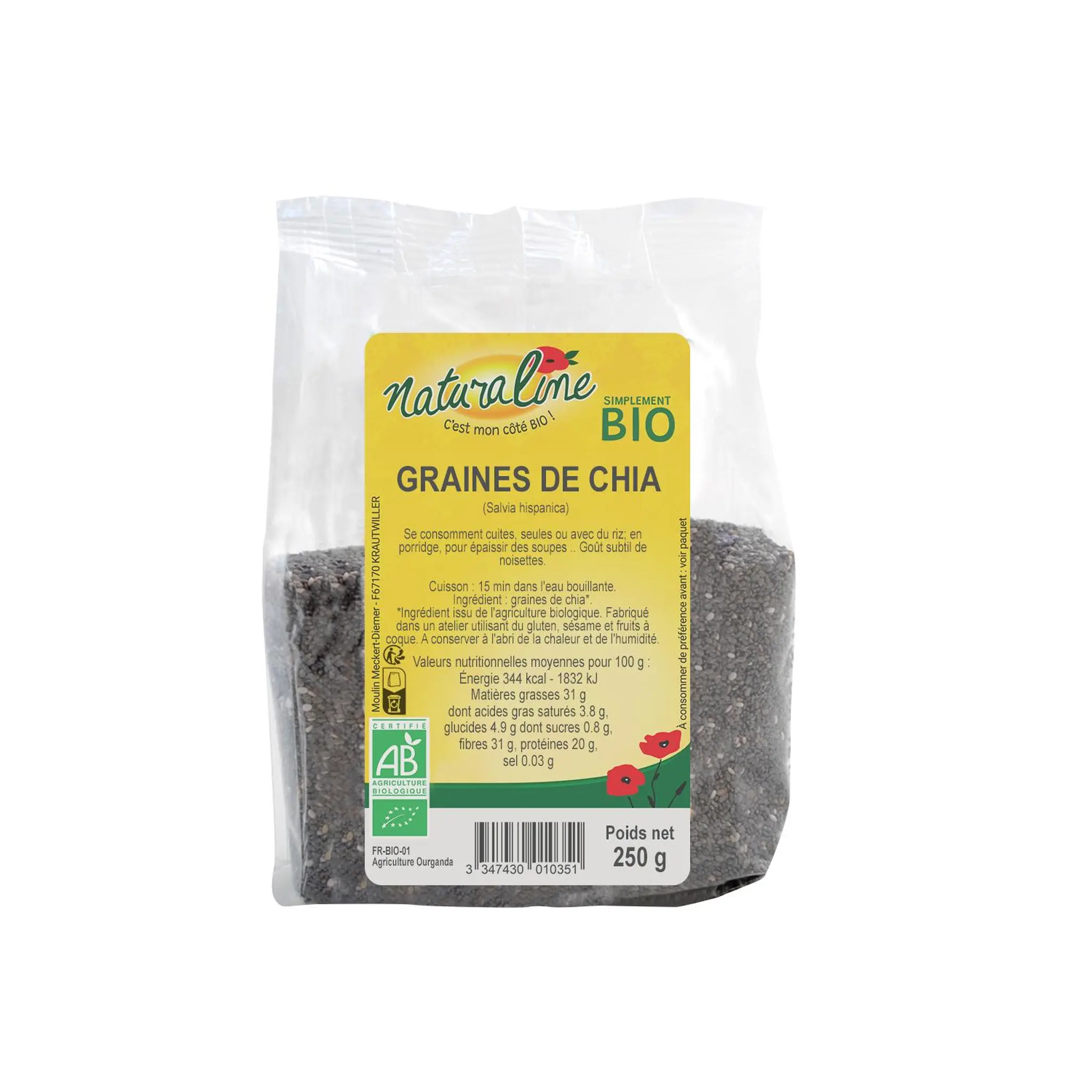 NATURALINE Graines de chia bio