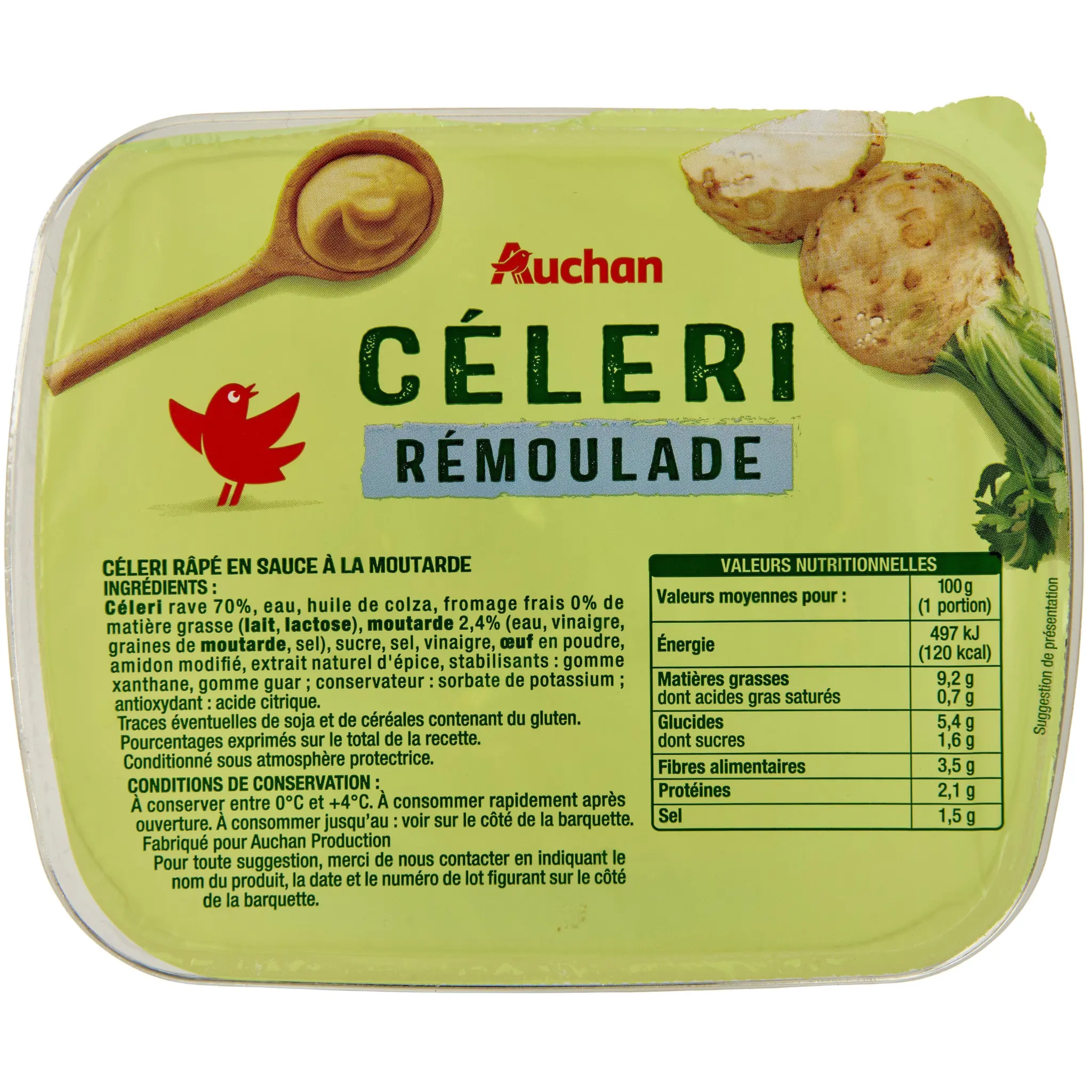 AUCHAN Céleri rémoulade