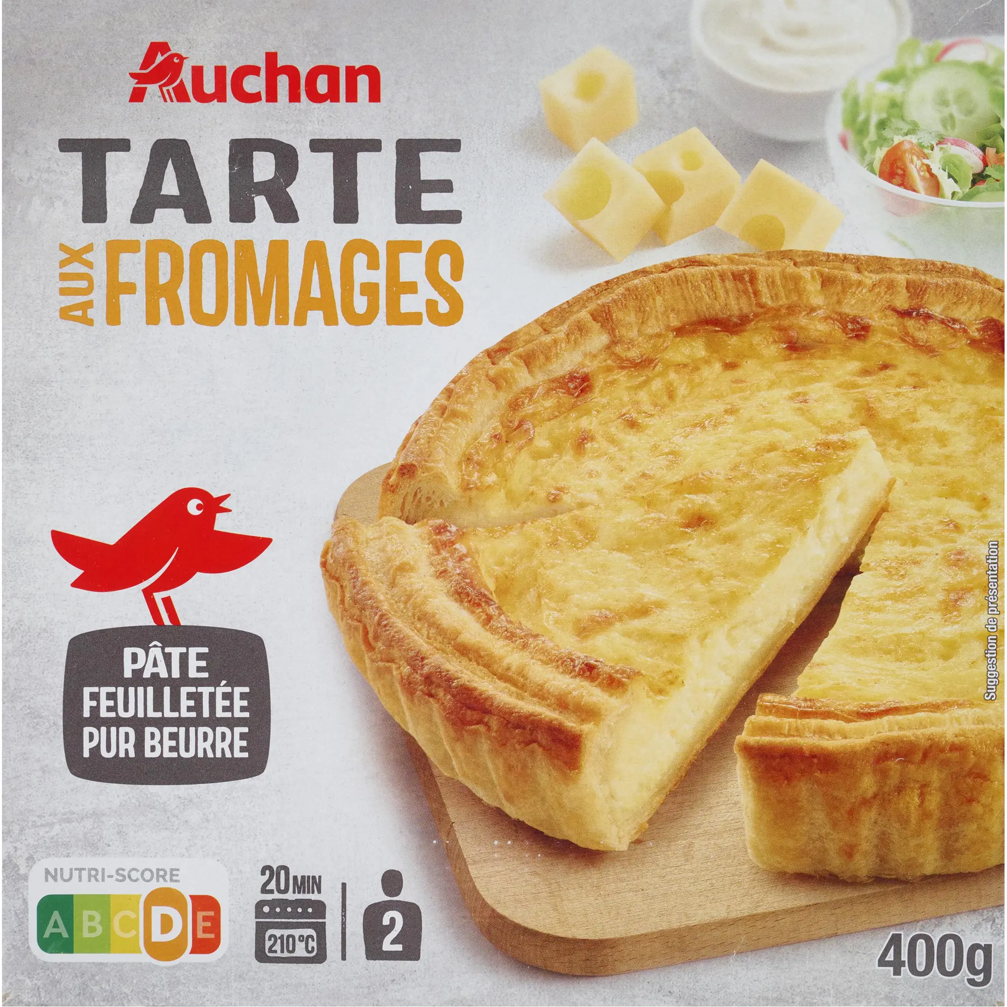 AUCHAN Tarte aux fromages