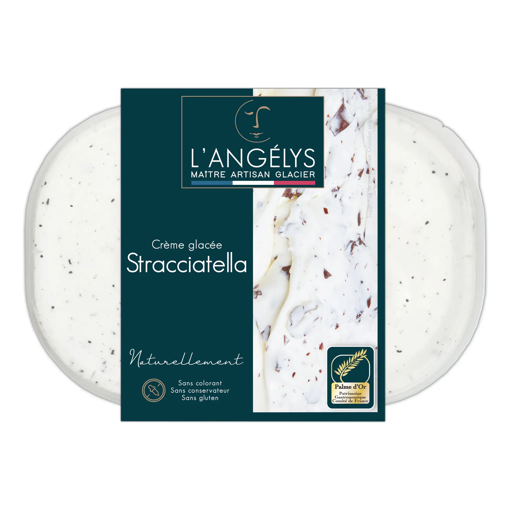 L'ANGELYS Crème glacée stracciatella