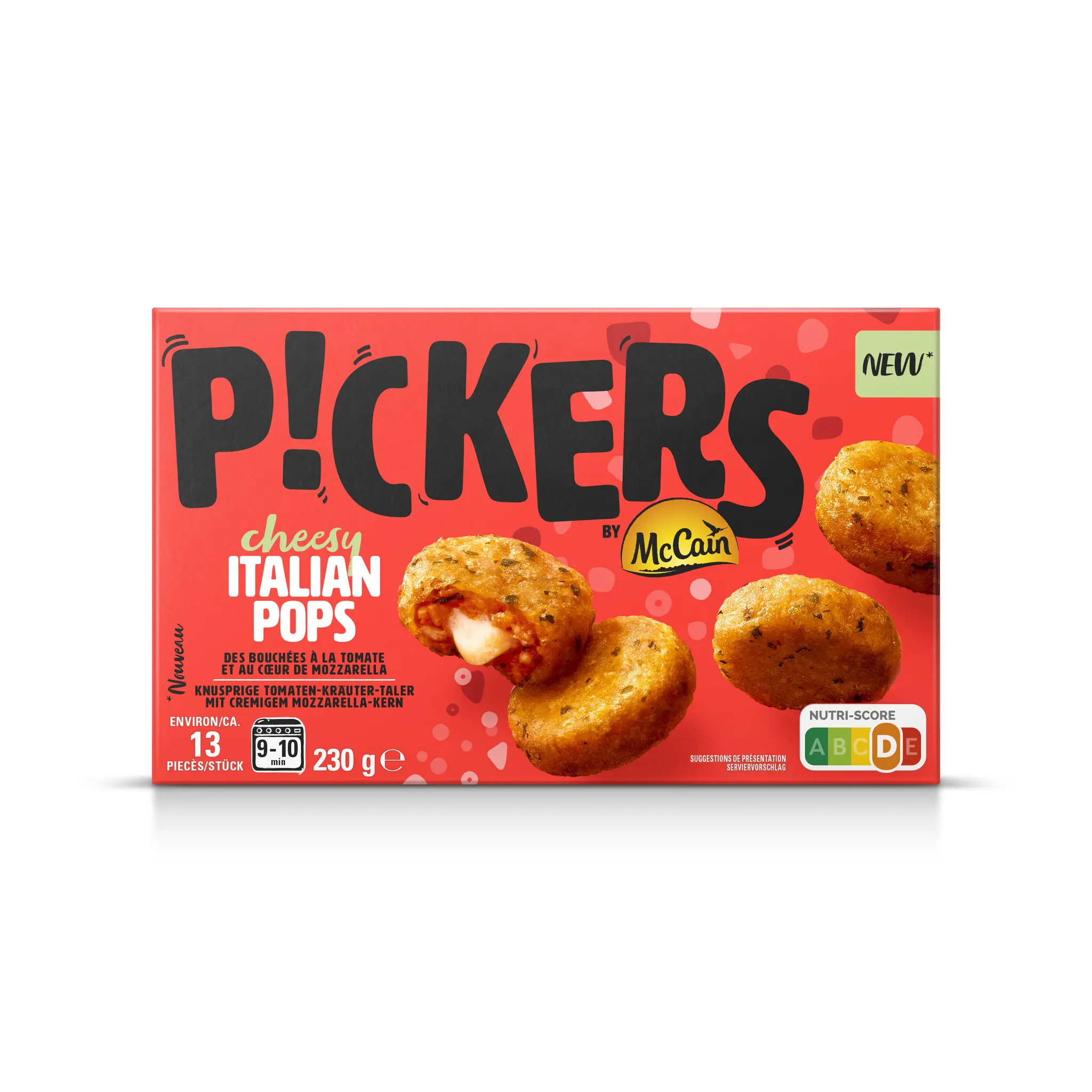 MCCAIN Pickers cheesy italian pops