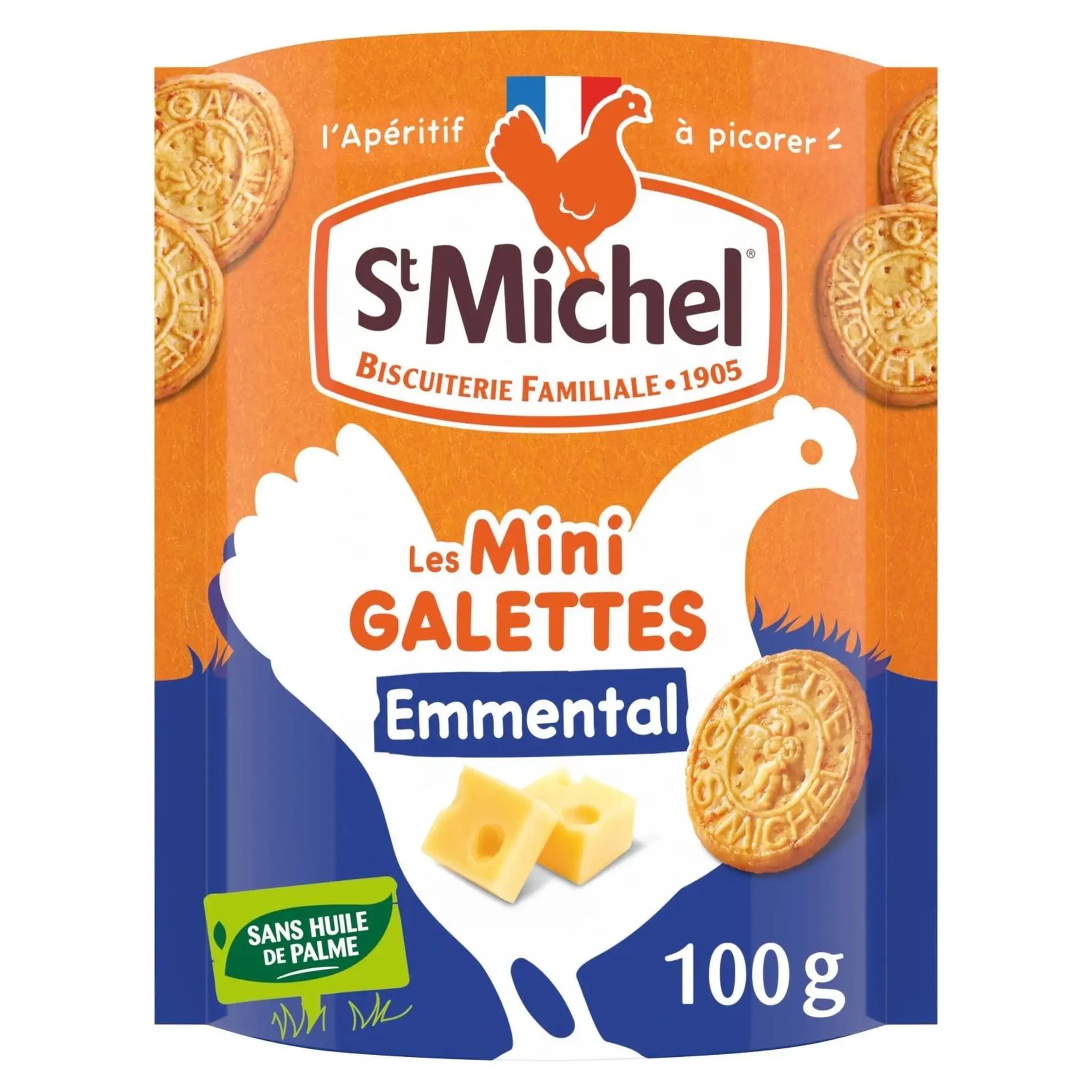 ST MICHEL Mini galettes à l'emmental