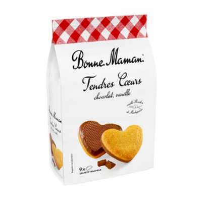 Gâteaux Tendre Coeur Chocolat, Bonne Maman (x 9, 225 g)
