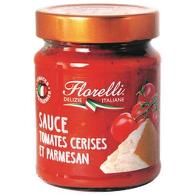Sauce tomate cerise parmesan, Florelli (250 g)