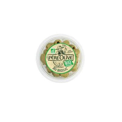 Olive au basilic BIO, Père Olive (150 g)