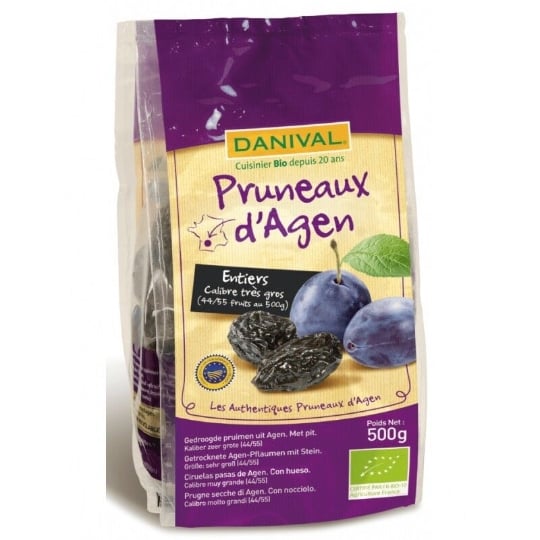 Pruneaux 44/55 500g - Danival DANIVAL