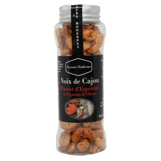 Noix de Cajou Piment d'Espelette & pignons d'olive