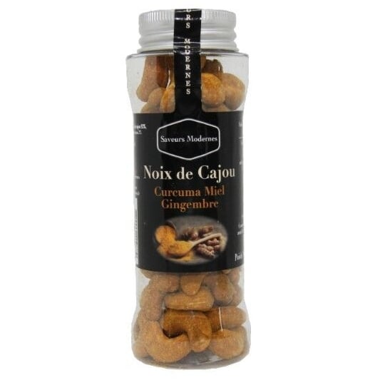 Noix de Cajou Curcuma Miel Gingembre