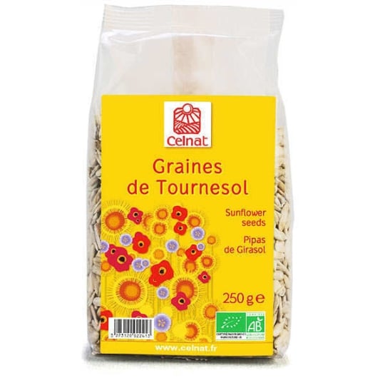 Graines De Tournesol Décortiquées Bio - Sachet 250g CELNAT