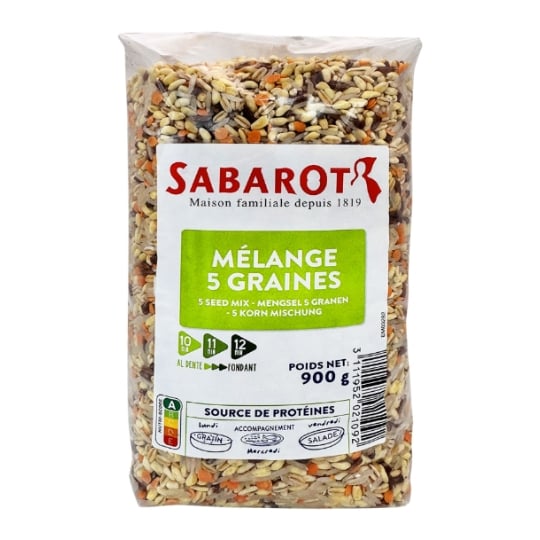 Mélange 5 Graines Sachet 900g - Sabarot SABAROT
