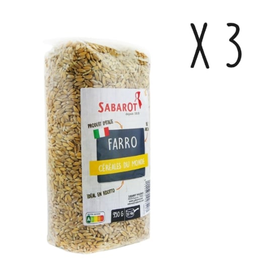 Sabarot - Lot X3 Farro - Sachet 950g SABAROT