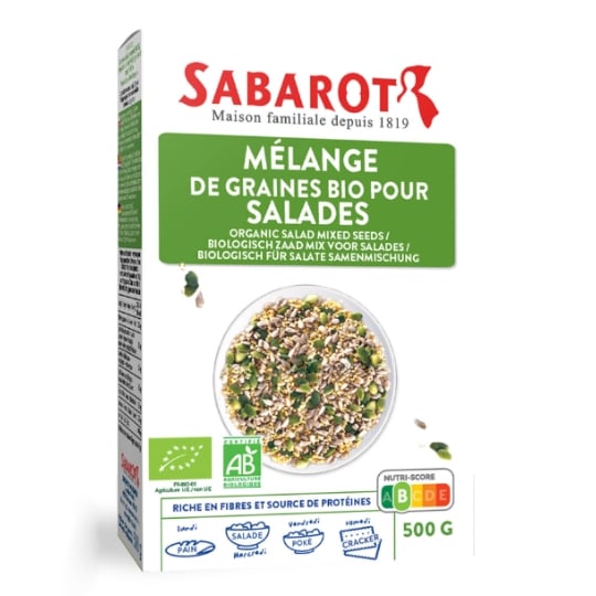 Mélange De Graines Bio Pour Salades étui 500g - Sabarot SABAROT