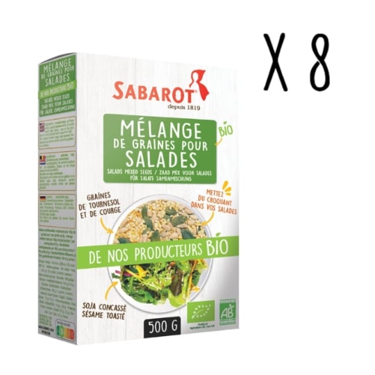 Sabarot - Lot X8 Mélange De Graines Pour Salades - Étui 500g SABAROT
