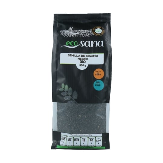 Ecosana - Graine De Sésame Noir Bio 300 G
