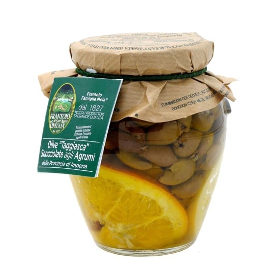 Olives Taggiasca Dénoyautées Aux Agrumes 270 Gr FRANTOIO DI SANT'AGATA D'ONEGLIA
