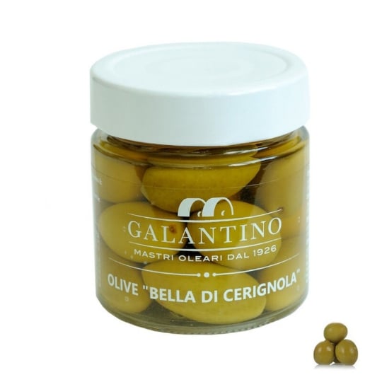Olives Vertes Des Pouilles Bella Di Cerignola 230 Gr FRANTOIO GALANTINO
