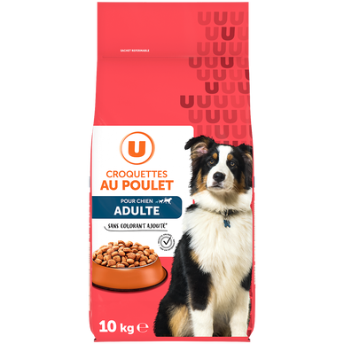 Croquettes au poulet pour chien  10kg