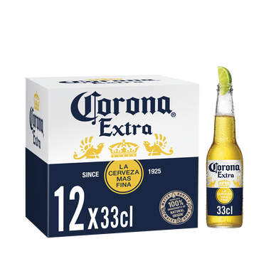 Bière blonde CORONA, 4,5° - bouteille 12x33cl