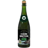 Cidre brut bouché IGP de Bretagne  5,5°, bouteille de 75cl