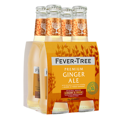 Soda Ginger Ale FEVER TREE, 4x20cl