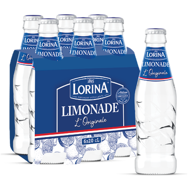 Limonade artisanale LORINA verre 6x20cl